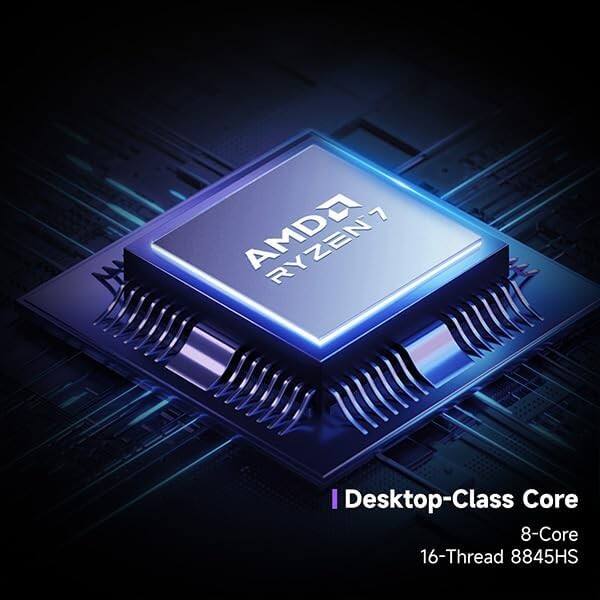 AMDA Desktop-Class Core 8-Core 16-Thread 8845HS