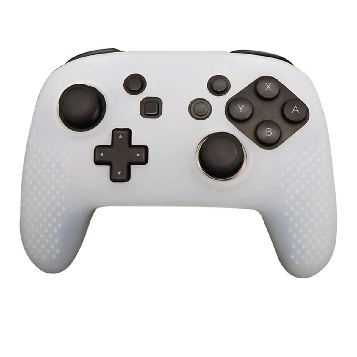 SKRAN - Silicone Case for Switch PRO Controller -Full Protection Sleeve Protective Cover, Anti-Scratch Protective Shell - Transparent