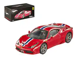 Ferrari 458 Italia Speciale Elite Edition 1/43 Diecast Car Model by Hot Wheels - Red