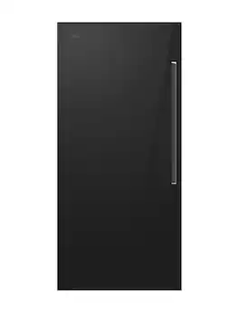 Viking - 36"W Bottom Freezer Door Panel-RVL BG_ Left Hinge - Black Glass