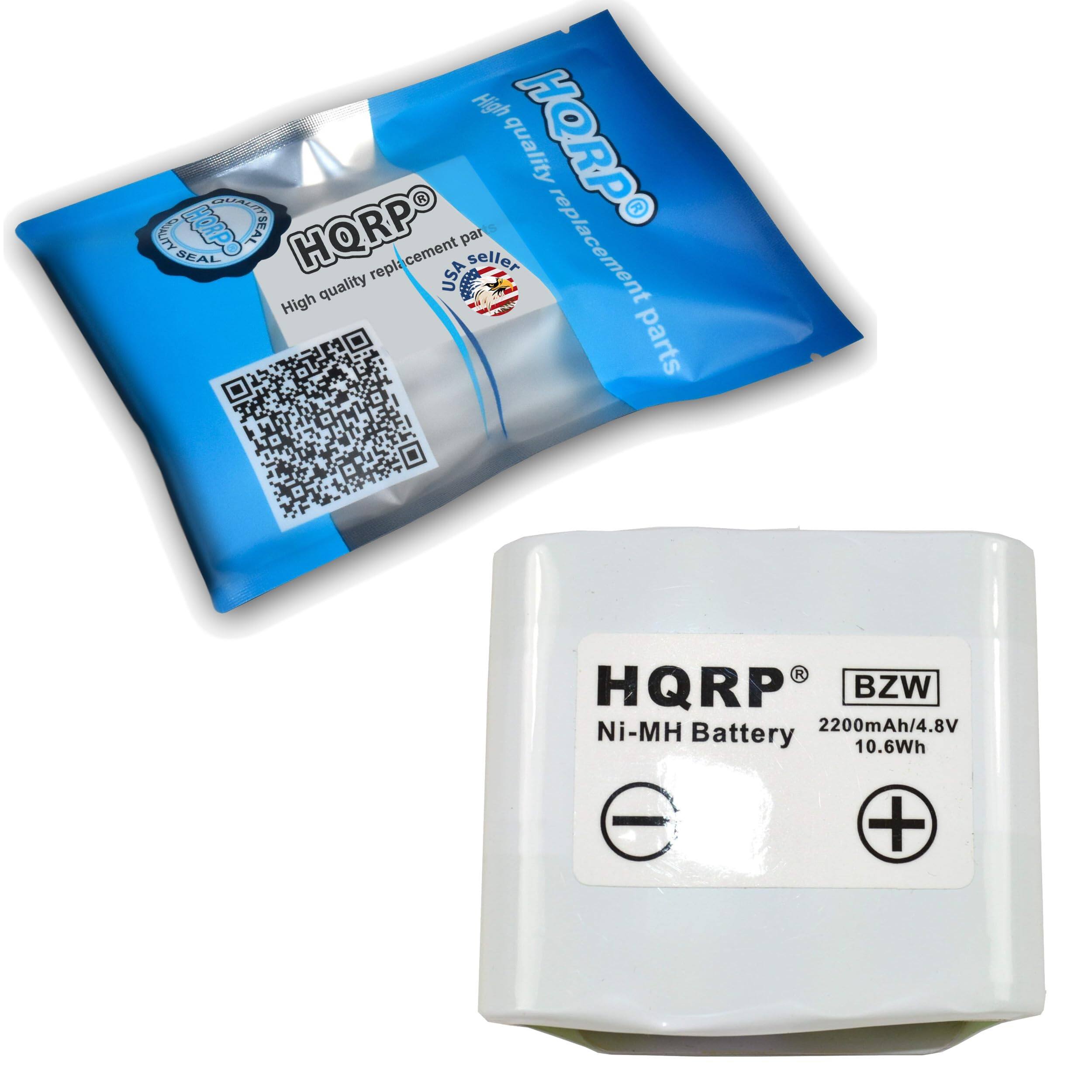 High quality replacement parts  
HQRP  
USA seller  

HQRP  
Ni-MH Battery  
2200mAh/4.8V  
10.6Wh  
BZW