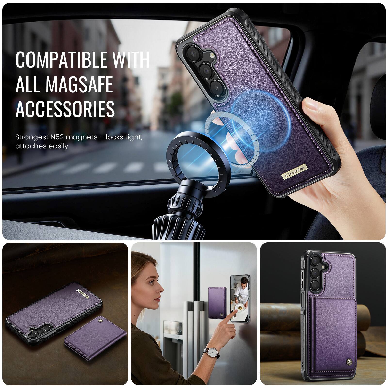 COMPATIBLE WITH ALL MAGSAFE ACCESSORIES

Strongest N52 magnets - locks tight, attaches easily