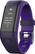 Left. Garmin - vivosmart HR+ Activity Tracker + Heart Rate ( Regular ) - Imperial purple.