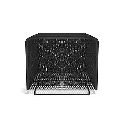 Front. TRU RED - TRU RED™ 7-Compartment Wire Mesh File Organizer, Matte Black (TR57560) - Matte Black.
