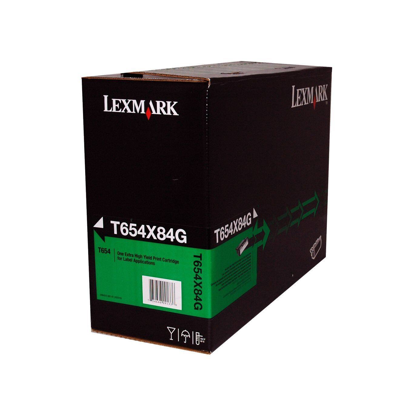 Lexmark T654X84G Toner Cartridge Black in Retail Packaging Lexmark T654X84G Toner Cartridge Black in Retail Packaging