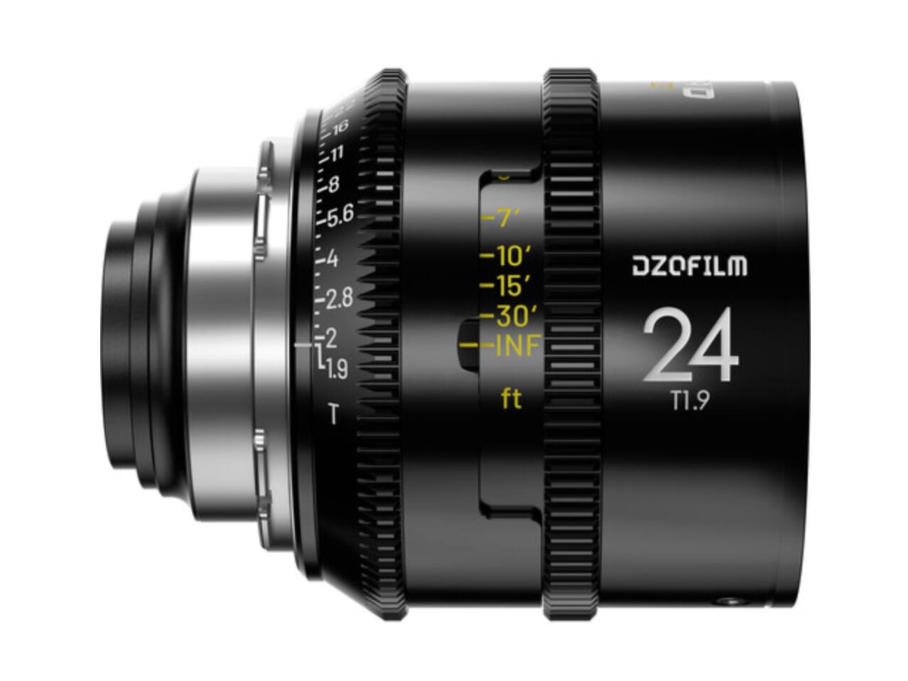 DZOFILM  
24 T1.9  

16 11 8 5.6 4 2.8 2 1 1.9  
T  
-7' -10' -15' -30' -INF  
ft