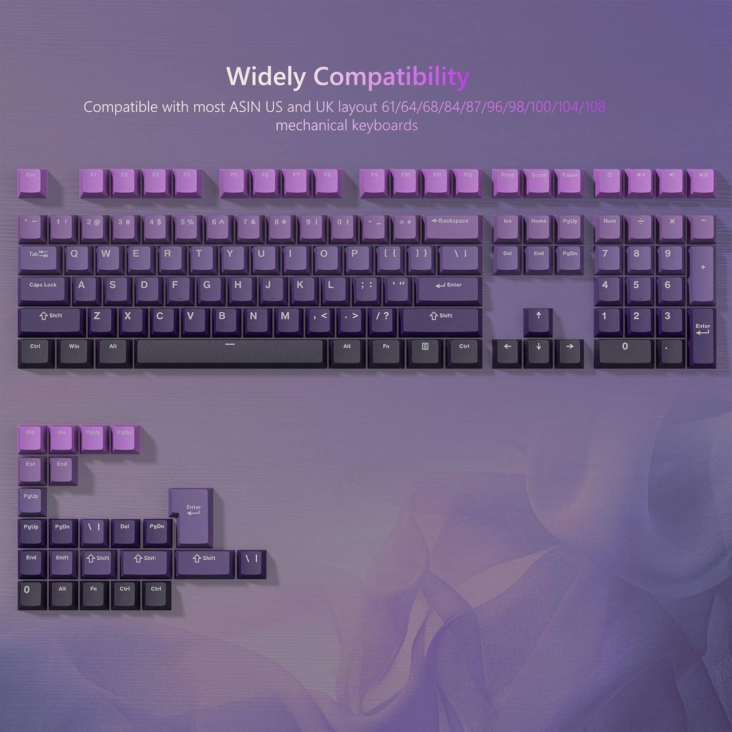 Purple-132 Keys