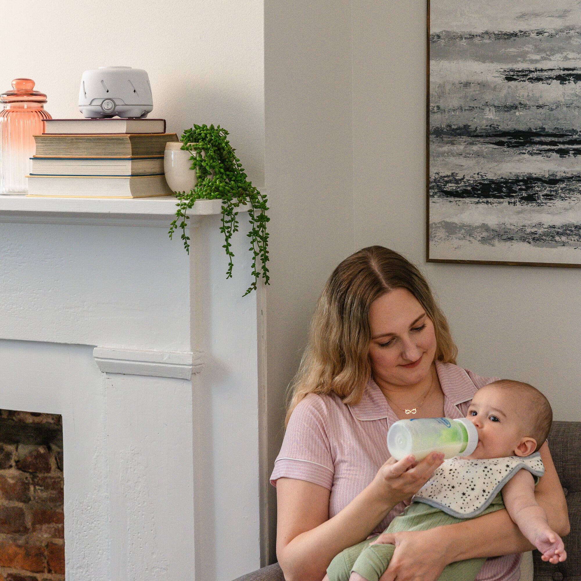 Alt View 6. Yogasleep - Dohm Sound Machine - Wht/Gry - White/Gray.