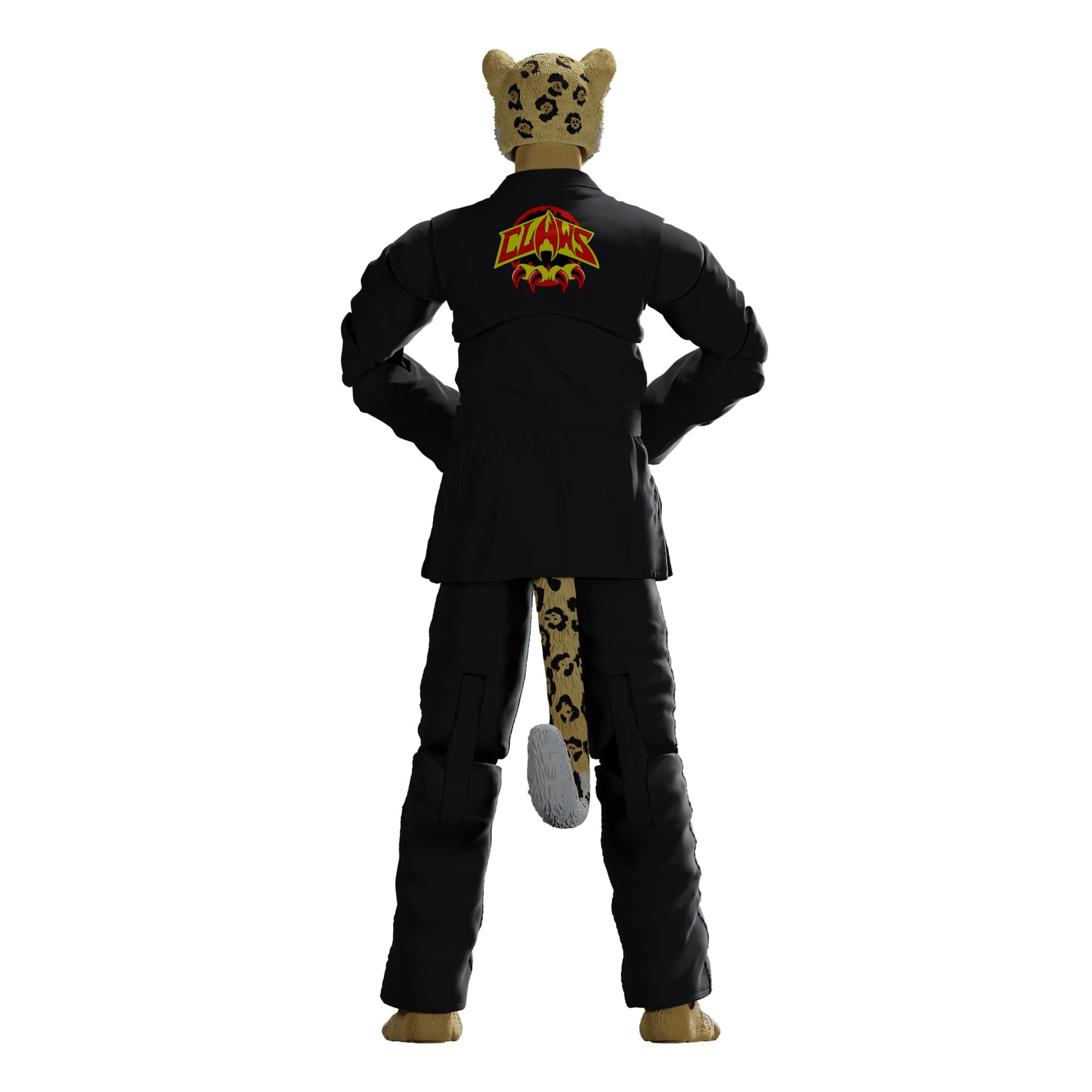 Alt View 2. Icon Heroes - Zoo Jitsu Fighters 6 Inch Action Figure | Jairo the Jaguar with Black Gi - Black.