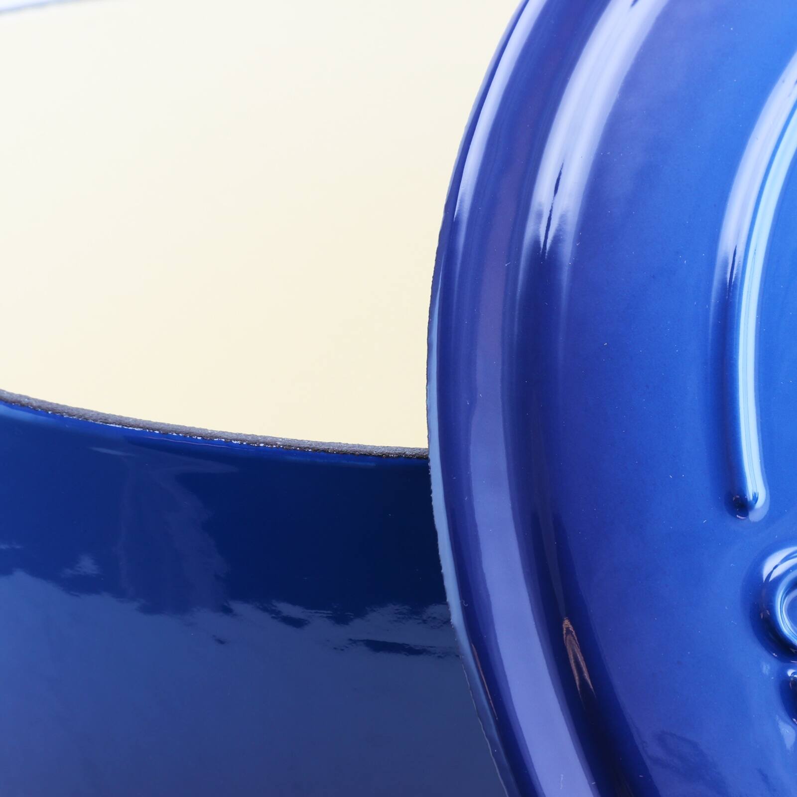 Alt View 1. Crockpot - Crock Pot Artisan 7 Quart Round Cast Iron Dutch Oven in Sapphire Blue - Sapphire Blue.