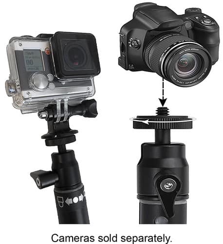 XSORIES - XSories 37" Support System - Selfie Stick - Black - Angle