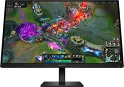 HP OMEN - 27" IPS QHD 280Hz FreeSync Premium and G-SYNC Compatible Gaming Monitor with Adjustable Height (DisplayPort, HDMI) - Black - Front_Zoom