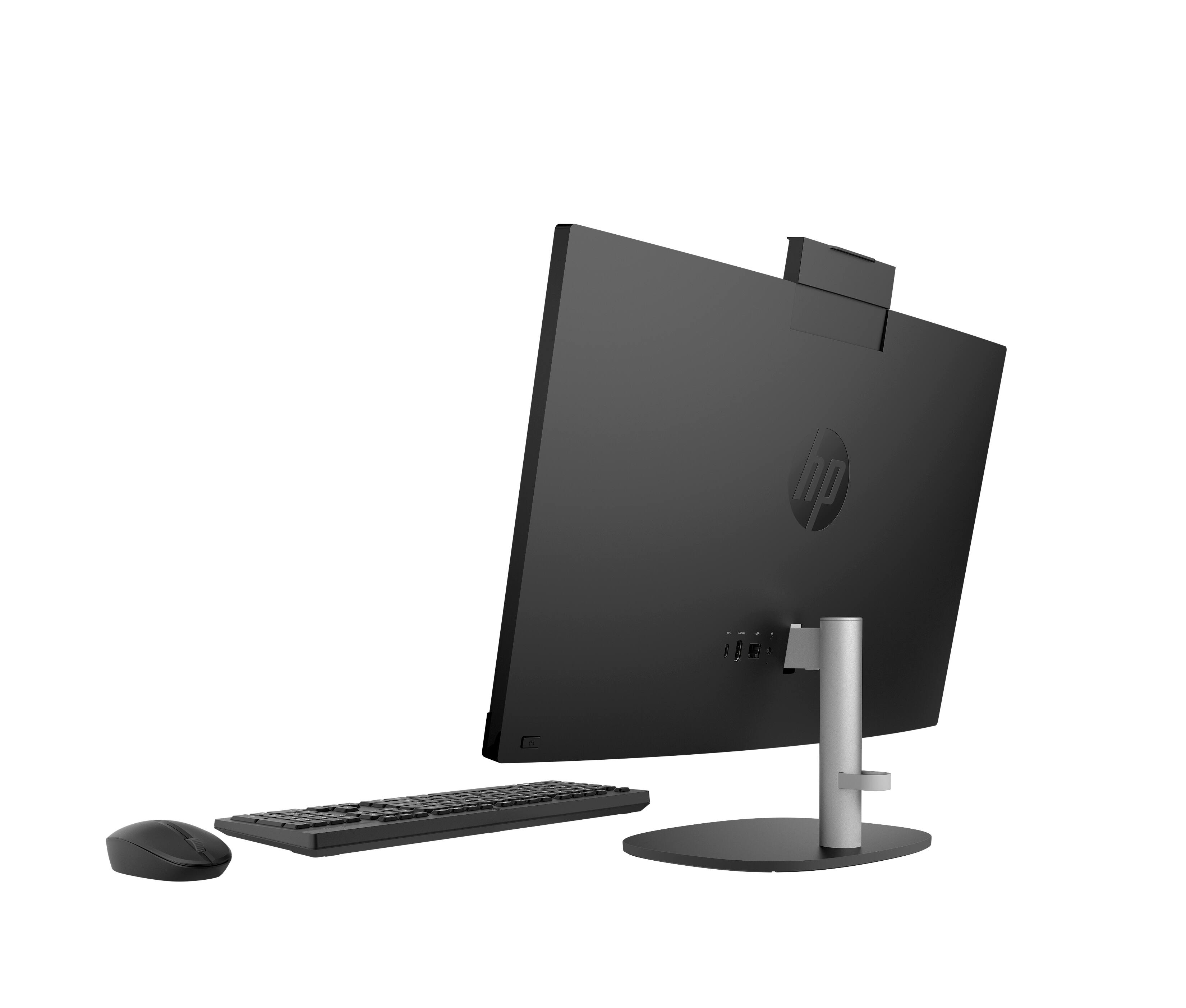Back. HP - HP 23.8 inch Touch All-in-One Desktop PC 24-cr0140 AMD Ryzen 5 7520U 16GB RAM 1TB SSD Win 11 Home Jet black - Jet black.