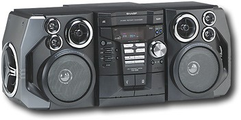 Best Buy Sharp 360 Watt 3 Cd Stereo Shelf System Cde99