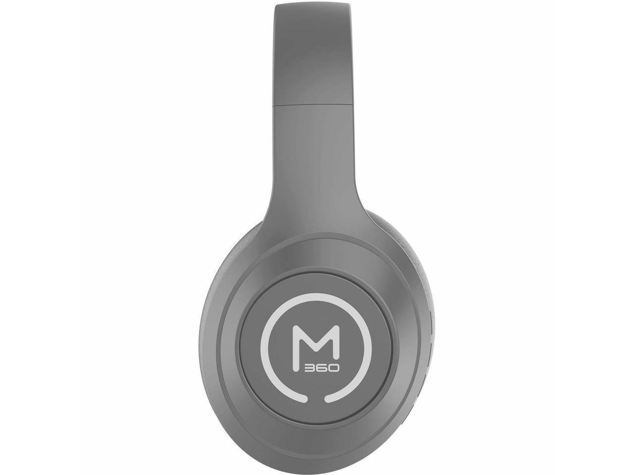 Alt View 1. Morpheus 360 - Morpheus 360 Comfort Plus Wireless Headphones - Bluetooth with Mic, 10H Playtime (Grey) - Blue.