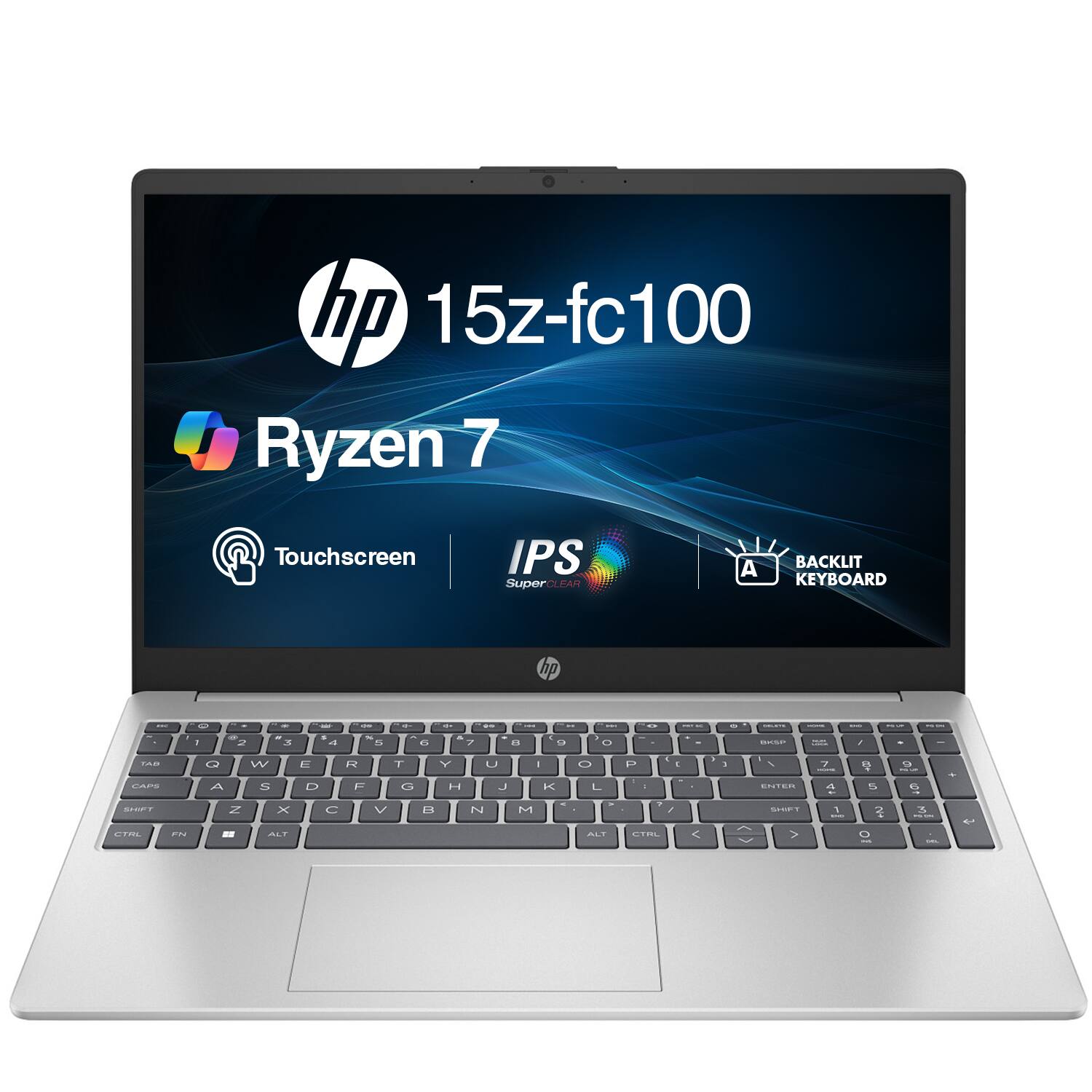 hp 15z-fc100 Ryzen 7 Touchscreen IPS SuperCLEAR BACKLIT KEYBOARD