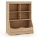 Front. Costway - Costway 34.5" Kids Bookshelf with Anti-Tipping Kits Multi-functional Display Rack - Brown.