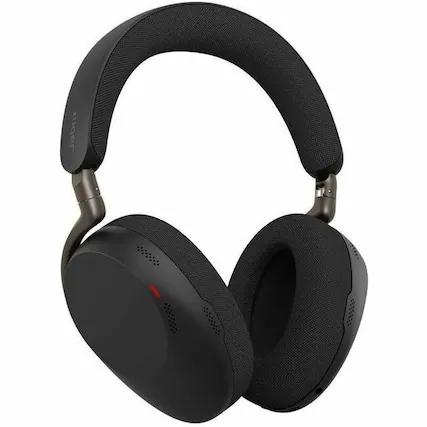 Front. Jabra - Jabra Evolve3 85 Headset - Microsoft Teams Certification - Stereo - Mini-phone (3.5mm), USB Type C - Wired/Wireless - Unknown.
