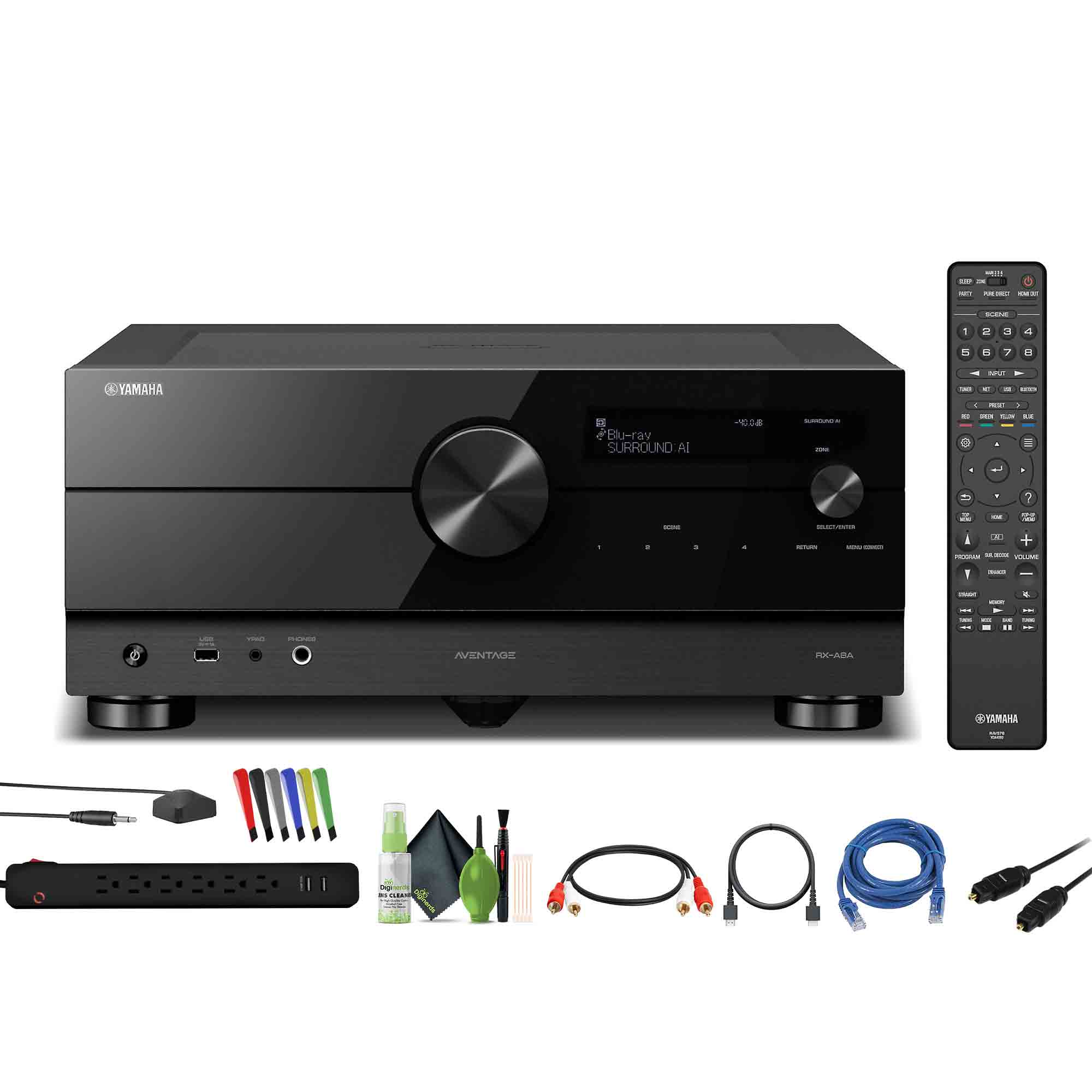 Yamaha - AVENTAGE RX-A8A 11.2-Channel MusicCast AV Receiver