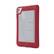 Angle. Griffin - Survivor Slim Protective Case for iPad Mini 1,2,3 - Gray, Crimson.