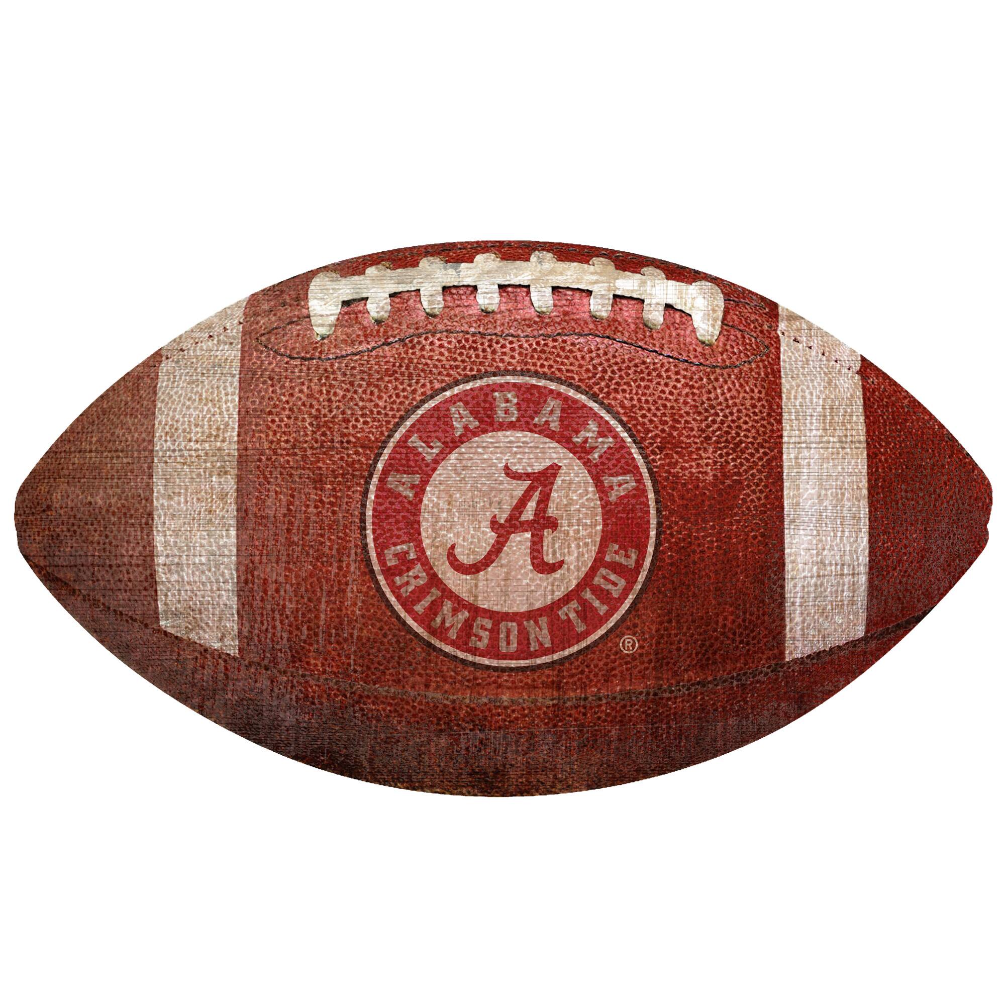Alabama Crimson Tide 12'' Football Sign