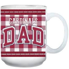 The Memory Company - Arizona Cardinals 15oz. Buffalo Plaid Father's Day Mug - Multicolor