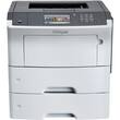 Lexmark - MS610DTN Black-and-White Printer - White - Larger Front