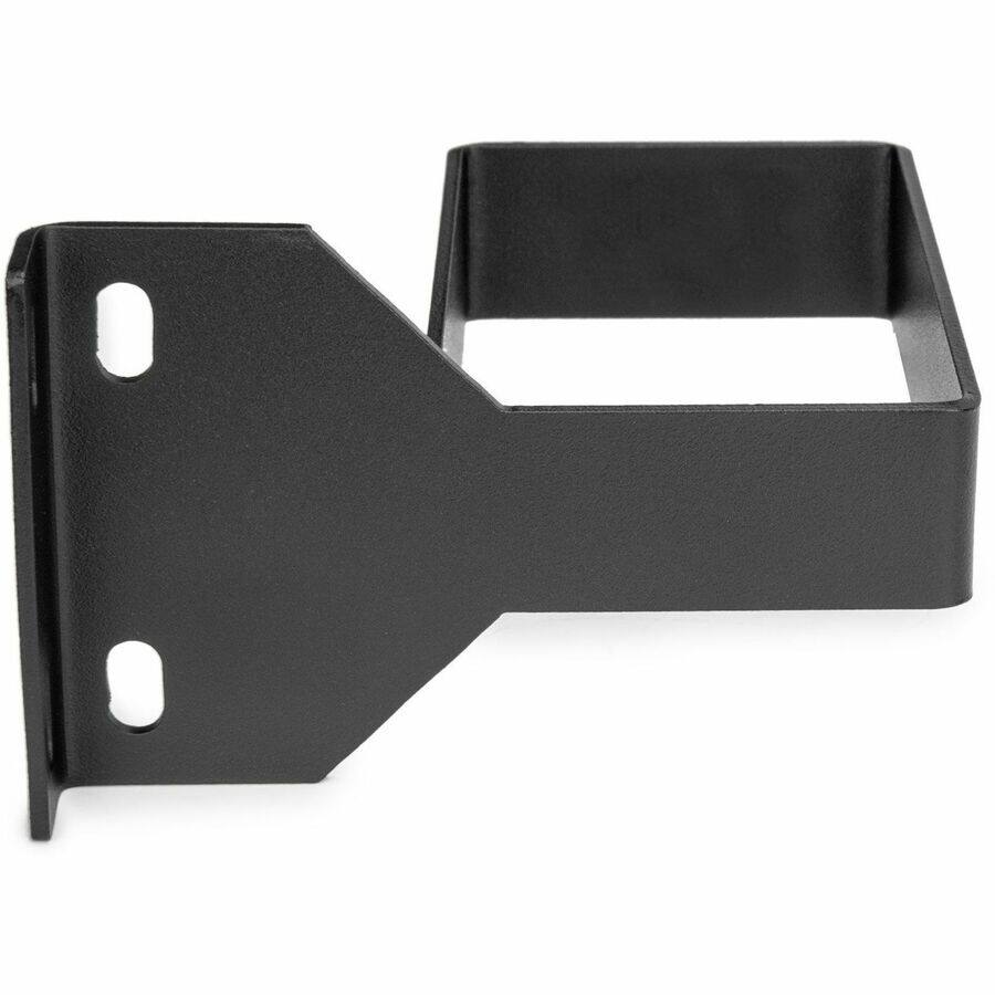 Alt View 3. Rocstor - MULTI-DIRECTIONAL VERTICAL SERVER RACK CABLE MANAGEMENT D-RING METAL HOOK 4H X 2 - Black.