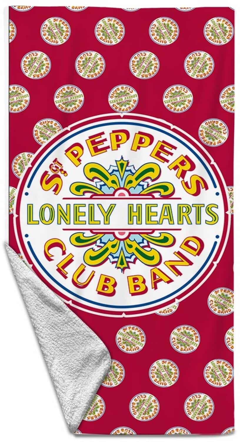 PopMarket - The Beatles - Rocksax - Beatles - Sgt Peppers - Beach Towel (32 in x 63 in) - Multicolor price history on PriceWatchPro