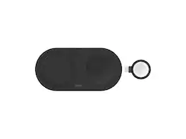 Belkin - BoostCharge Pro 15W 3-In-1 Magnetic Qi2 Charging Pad with USB-C Apple Watch Charger, Black - Black