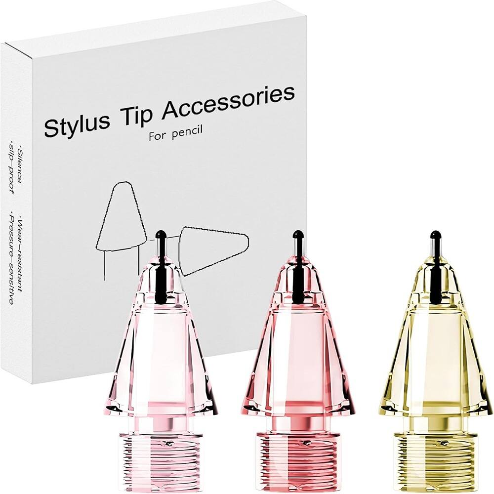 RTMB - Pencil tips for Apple Pencil Pro replacement, pencil tips compatible - Pink