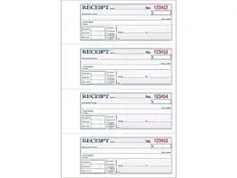 Adams - 2-Part Carbonless Receipts, 2.75"L x 7.13"W, 200 Sets/Book - White/Canary