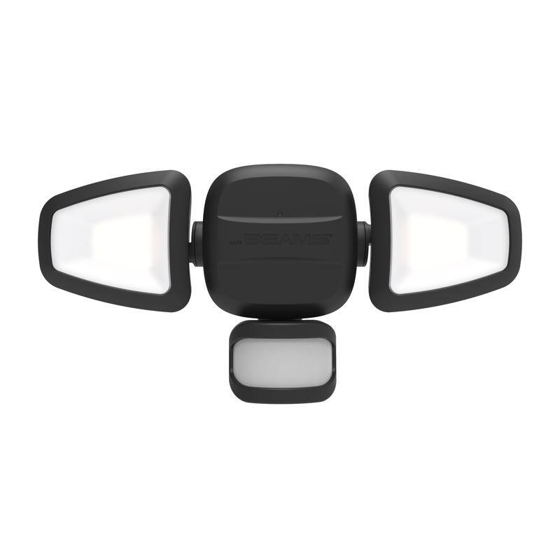 Angle. Mr Beams - Mr. Beams Motion-Sensing Battery Powered LED Black Security Light.
