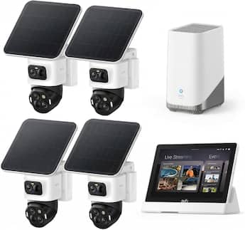 eufy eufyCam S4 4 Cam Kit & Smart Display E10,4K Solar Camera eufy eufyCam S4 4 Cam Kit & Smart Display E10,4K Solar Camera