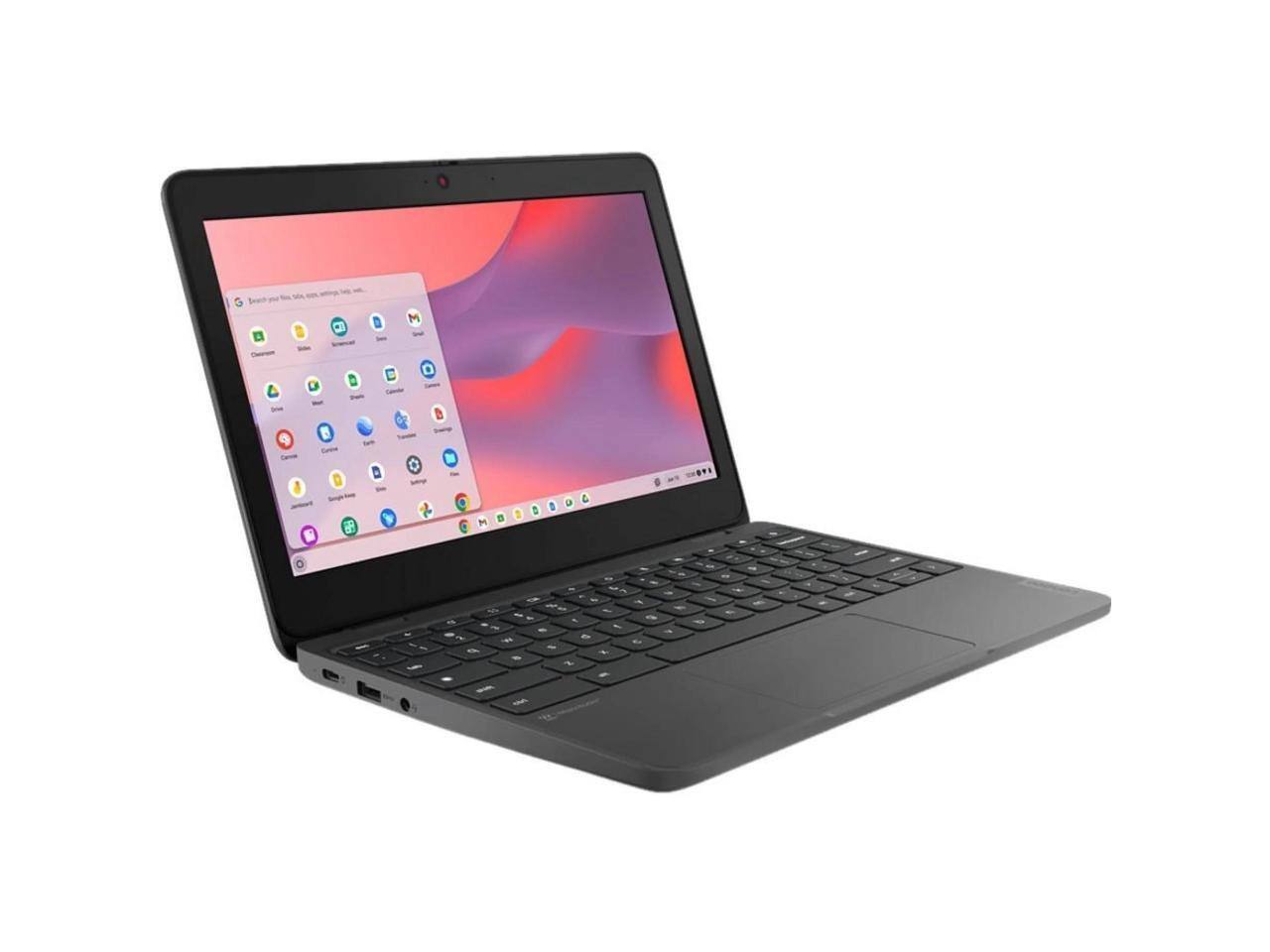 Alt View 10. Lenovo - Lenovo 100e Chromebook Gen 4 LTE 11.6" HD - Octa-core ARM - 4 GB RAM - Gray.