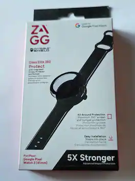 ZAGG - GE360-Google Pixel Watch 3 (41mm) Glass Elite 360 - Clear