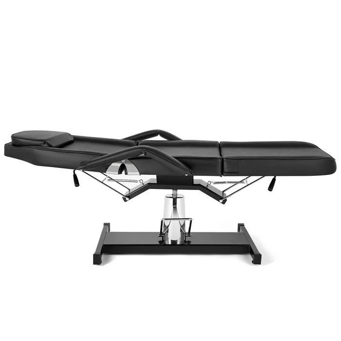 Alt View 2. Winado - 3-Section Hydraulic Facial Bed Massage Table Reclining Chair with Adjustable Backrest & Footrest for Beauty Salon Spa - Black.