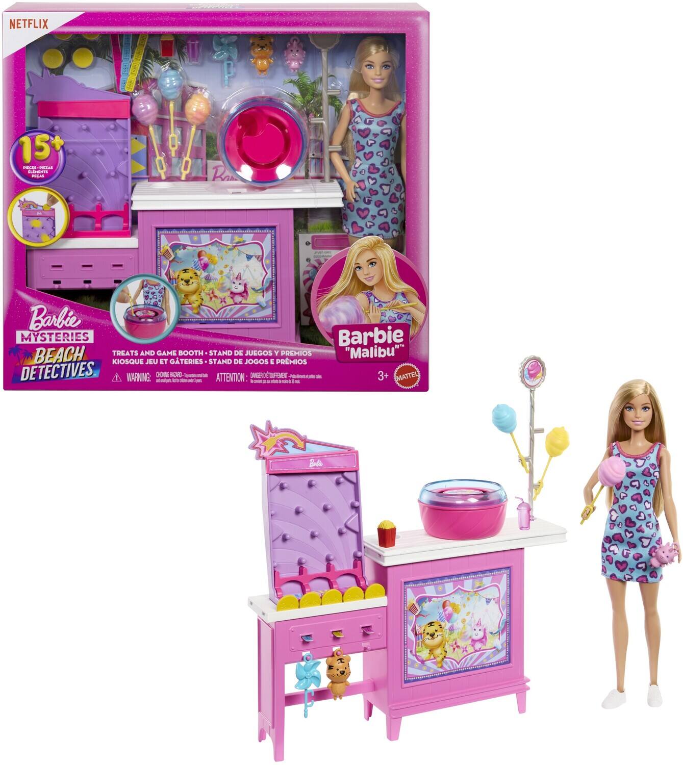 Mattel - Barbie Mysteries: Beach Detectives Barbie “Malibu” Doll, Cotton Candy Game Playset - Collectibles - Multicolor price history on PriceWatchPro