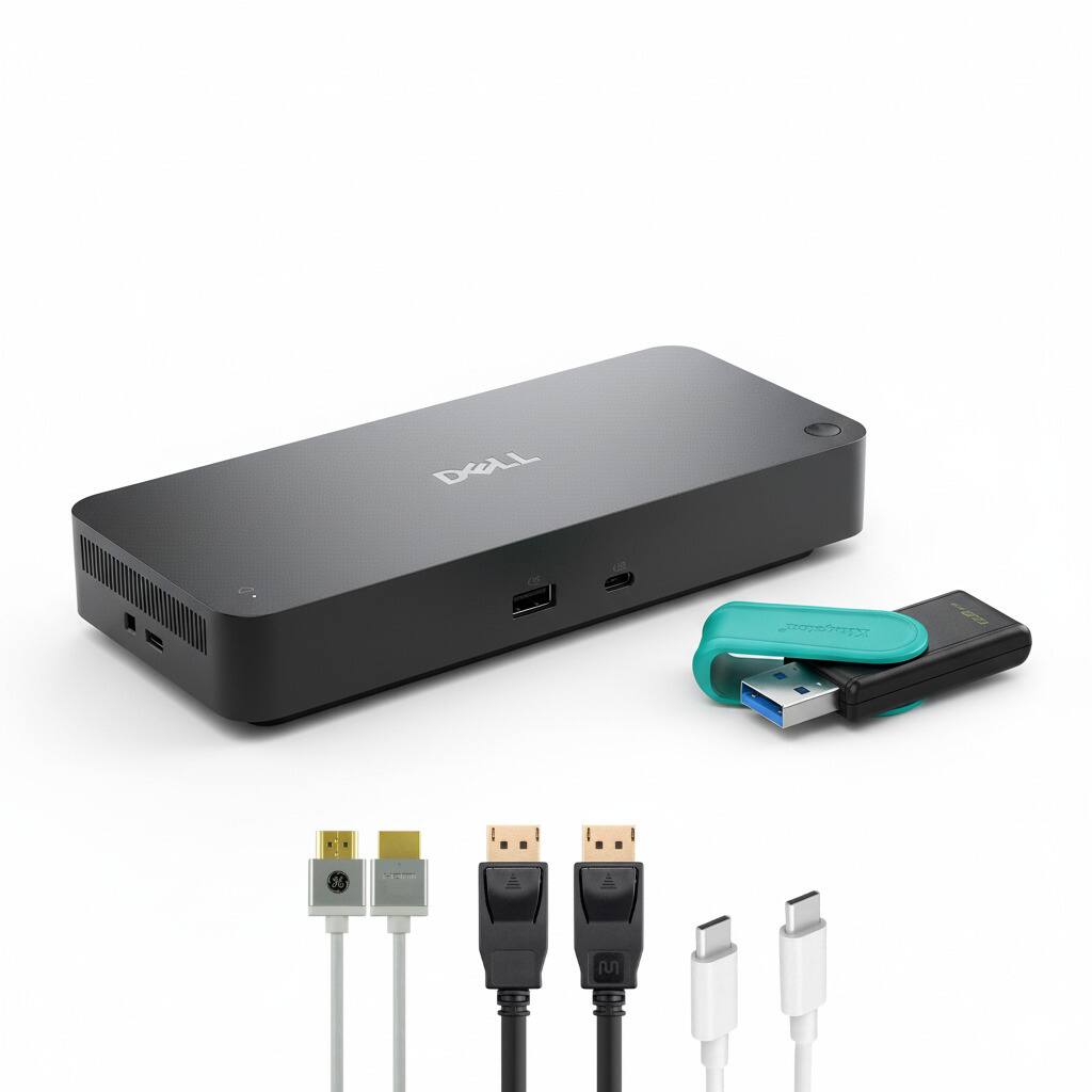 Front. Dell - Dell Pro Thunderbolt 5 Smart Dock Bundle.
