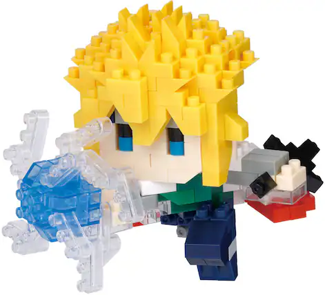 Front. Bandai - Nanoblock - Naruto Shippuden - Character Collection - Minato Namikaze Building Kit - COLLECTIBLES - Multicolor.