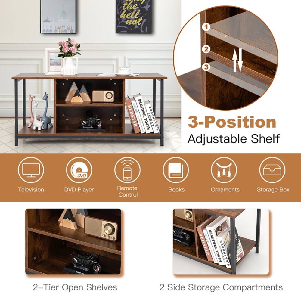 the hell not

1 2 3

PNO DCO BEAUTIFUL REDSTAR YOUTH BROOKLYN'S

3-Position Adjustable Shelf

DVD Television DVD Player Remote Control Books Ornaments Storage Box

MCN BEAUTIFUL REDSTAR BROOKLYN'S YOUTH

2-Tier Open Shelves

2 Side Storage Compartments