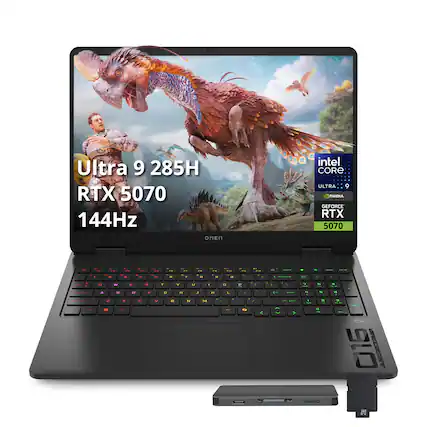 Ultra 9 285H RTX 5070 144Hz
Intel Core Ultra 9
NVIDIA GeForce RTX 5070
