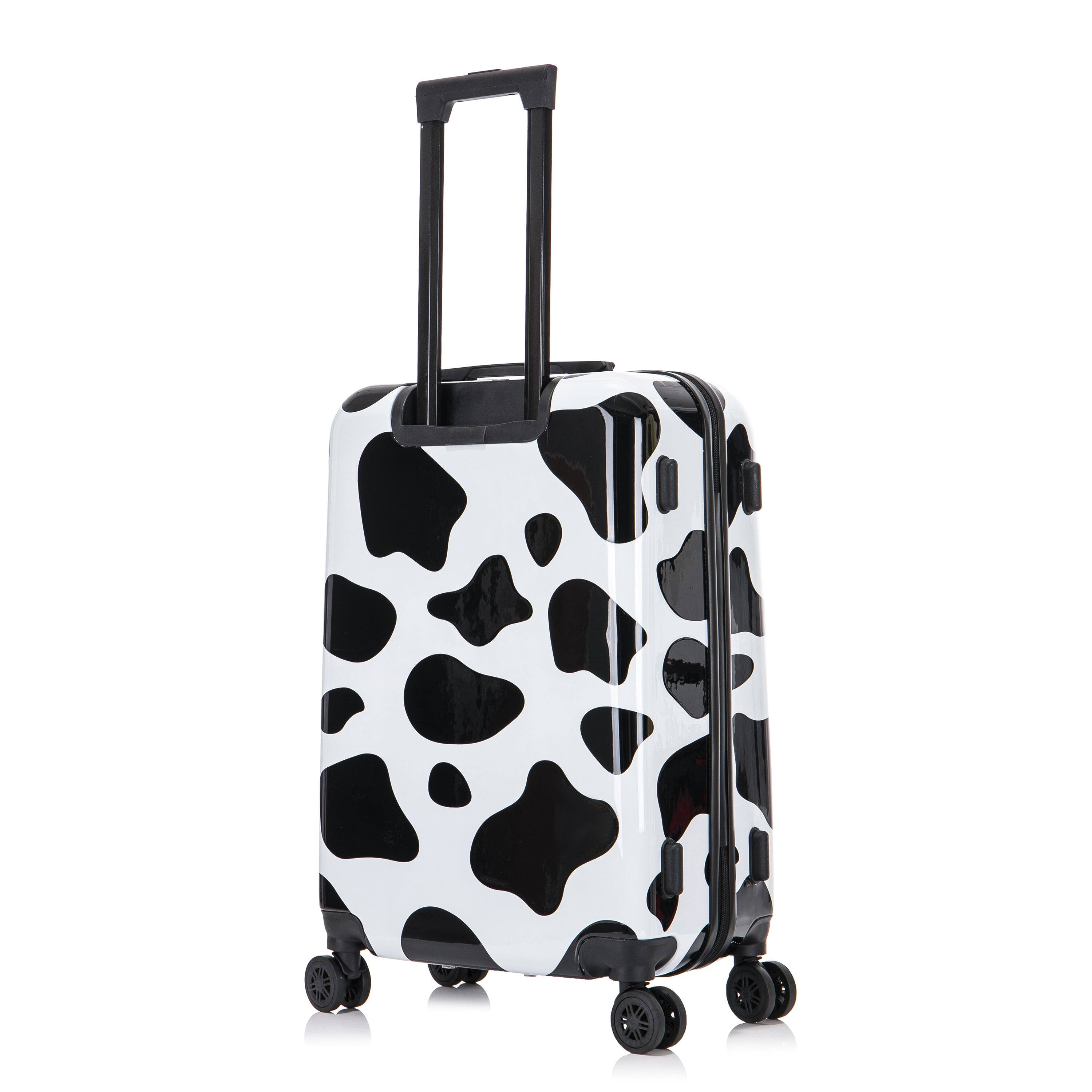 Alt View 1. InUSA - Cow Prints lightweight hardside Spinner Luggage 24" - COW.