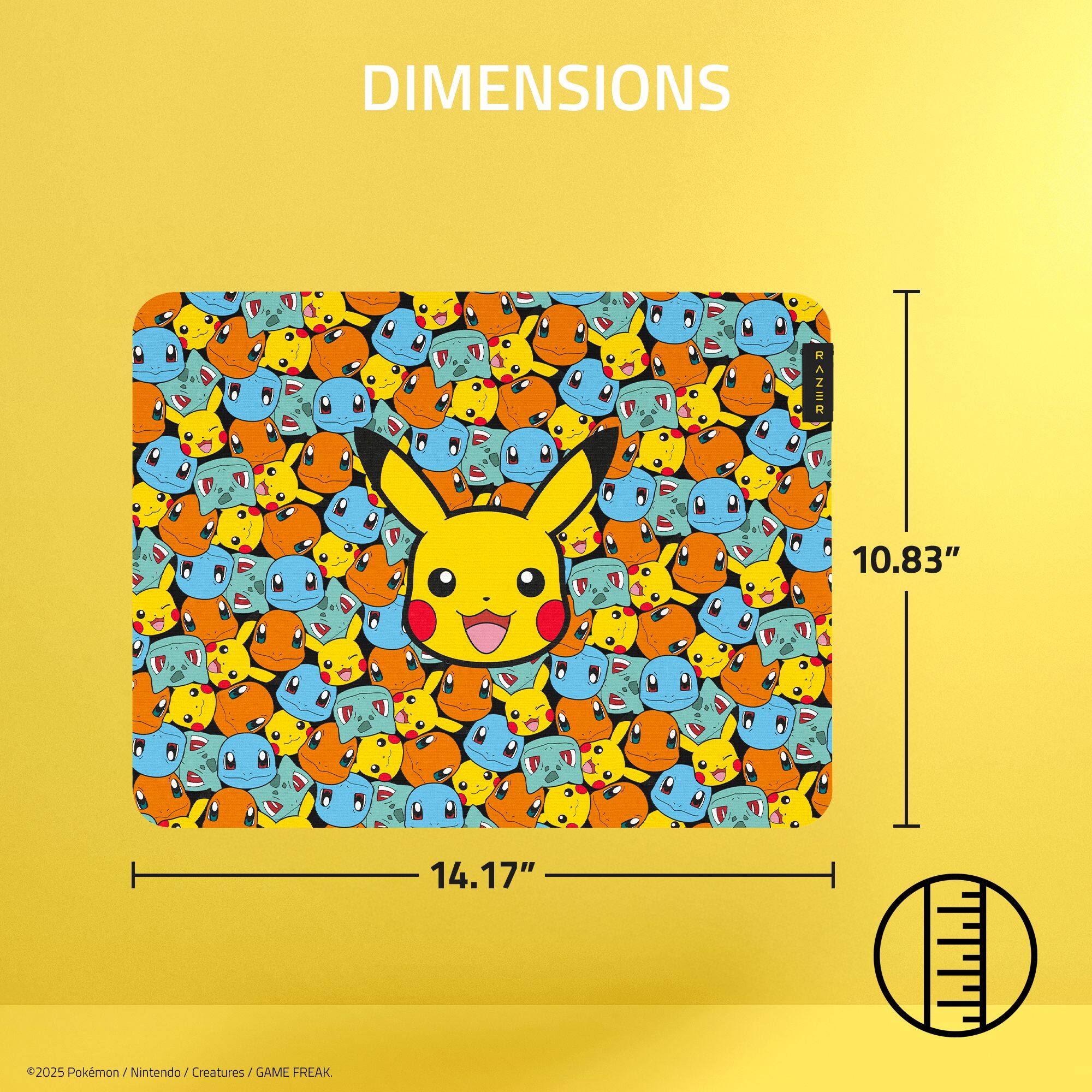 DIMENSIONS: 10.83" x 14.17", ©2025 Pokémon / Nintendo / Creatures / GAME FREAK