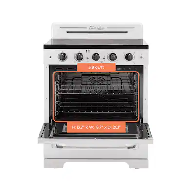 Unique Appliances 30 in. Wide 5 Elements Classic Retro 3.9 Cu. Ft Unique Appliances 30 in. Wide 5 Elements Classic Retro 3.9 Cu. Ft