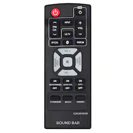 WINFLIKE - New COV30748160 COV30748128 Replacement Soundbar Remote Control fit for LG Sound Bar - Black