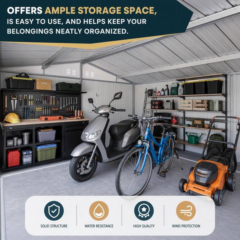 OFFERS AMPLE STORAGE SPACE, IS EASY TO USE, AND HELPS KEEP YOUR BELONGINGS NEATLY ORGANIZED.

SOLID STRUCTURE
WATER RESISTANCE
HIGH QUALITY
WIND PROTECTION