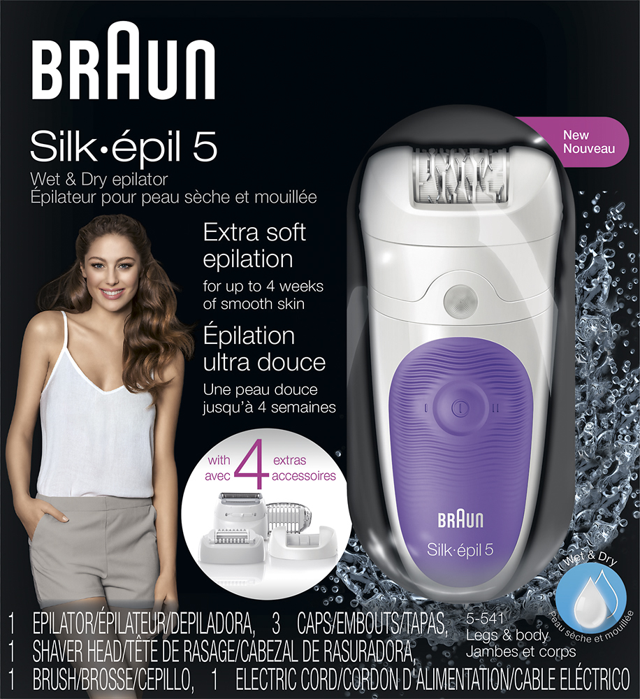 BRAUN Silk-épil5 Wet and Dry Epilator - Purple