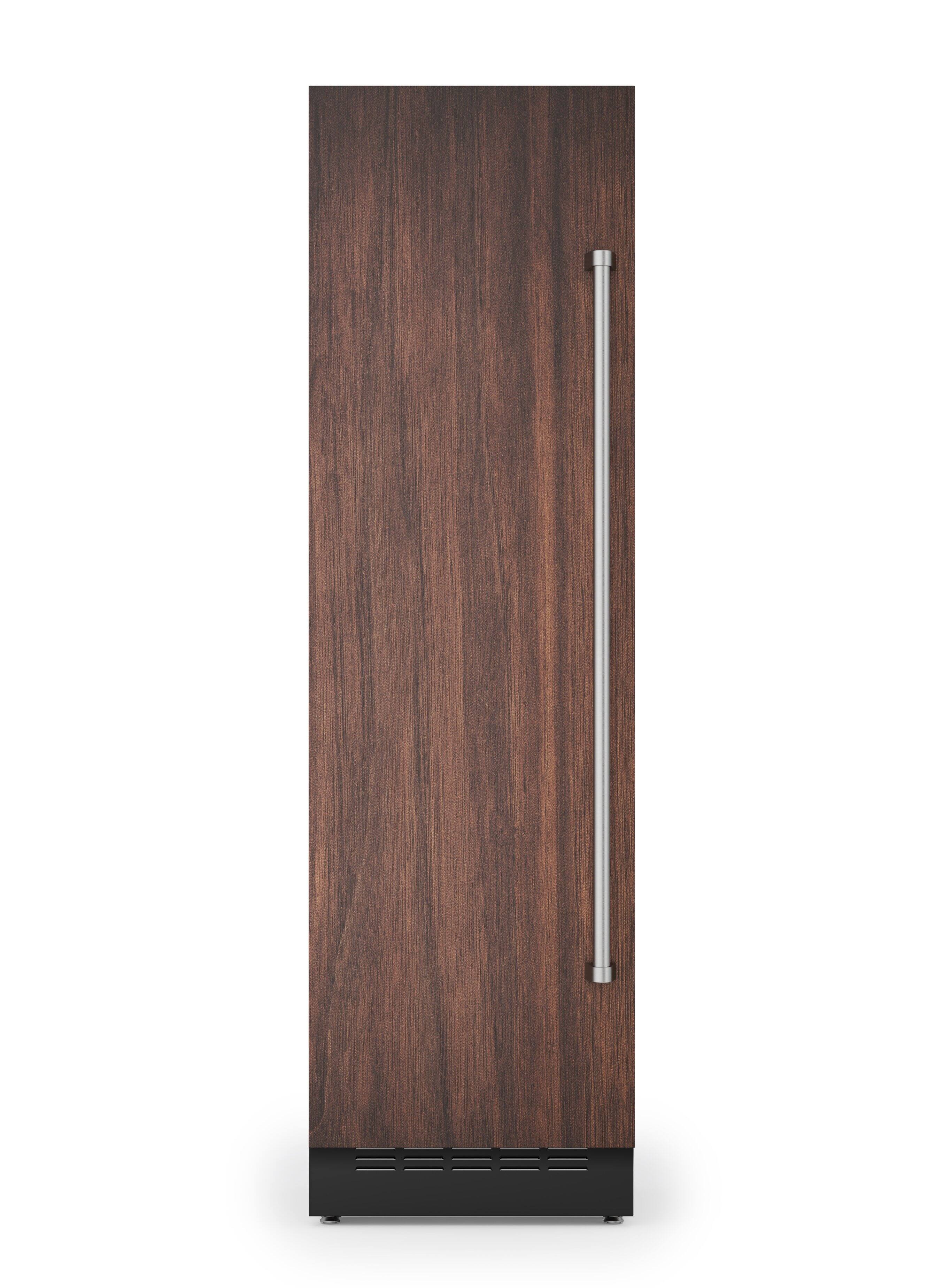 Front. Viking - 24"W 12.1 cu. ft Integrated Upright Built-in Column Freezer-Custom Panel _LH - Panel Ready.