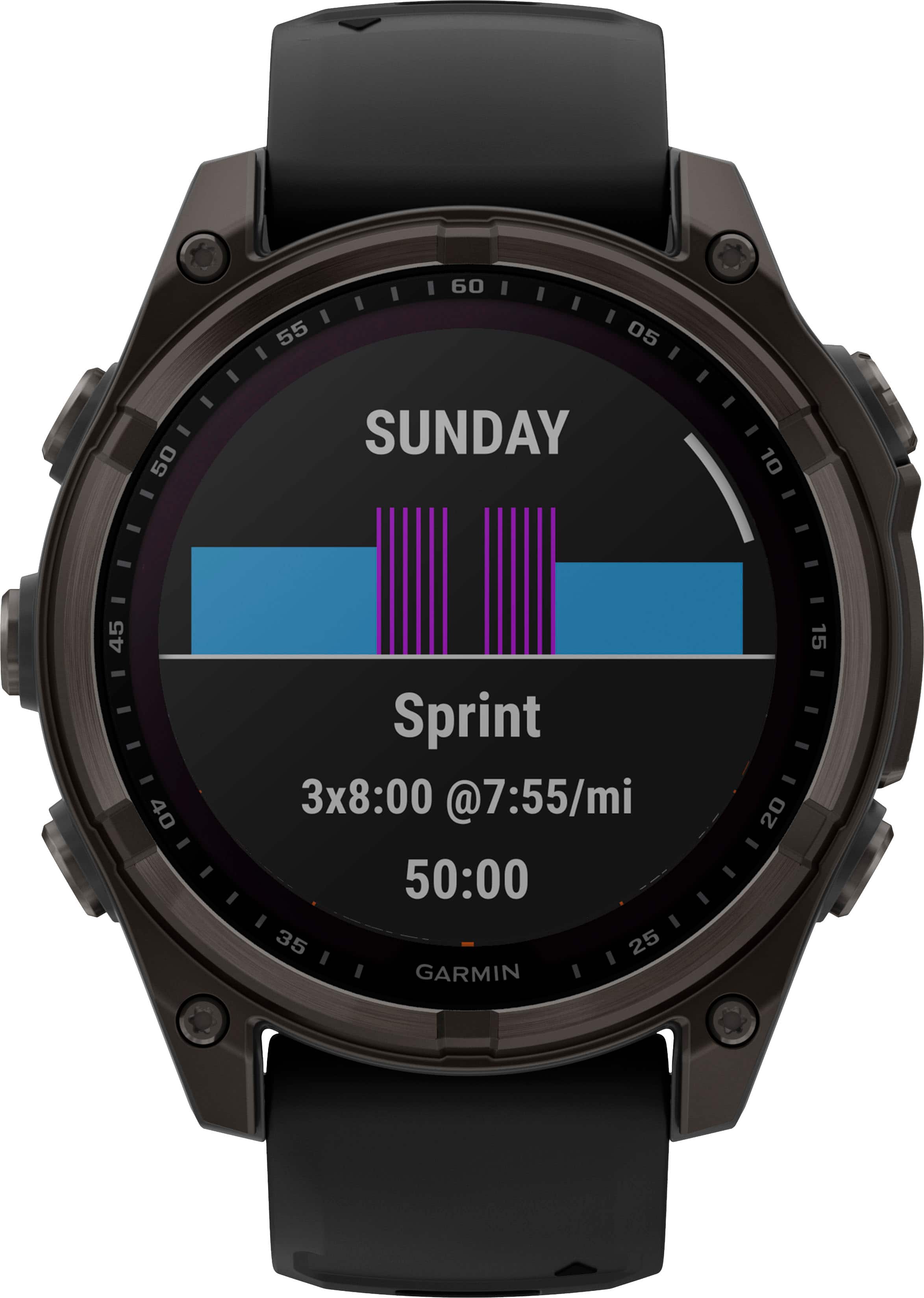 Garmin fēnix 8 Solar Sapphire GPS Smartwatch 47mm Fiber